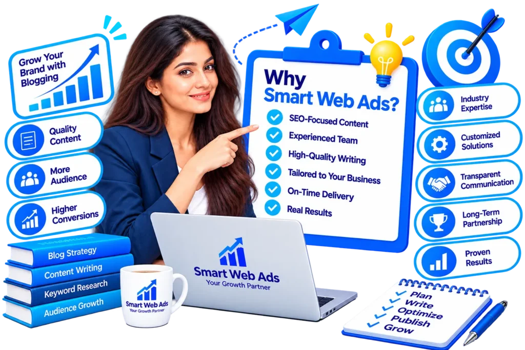 Why choose Smart Web Ads for blogging services in Kota
